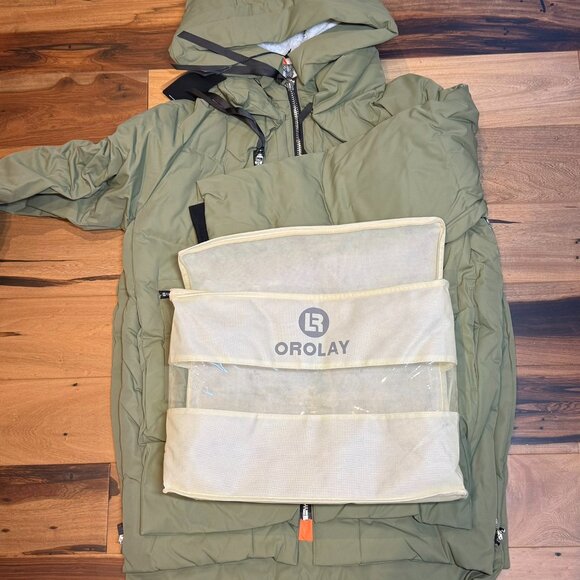 Orolay New with tags Women's Thickened Down Jacket Green Size Large - Picture 11 of 11